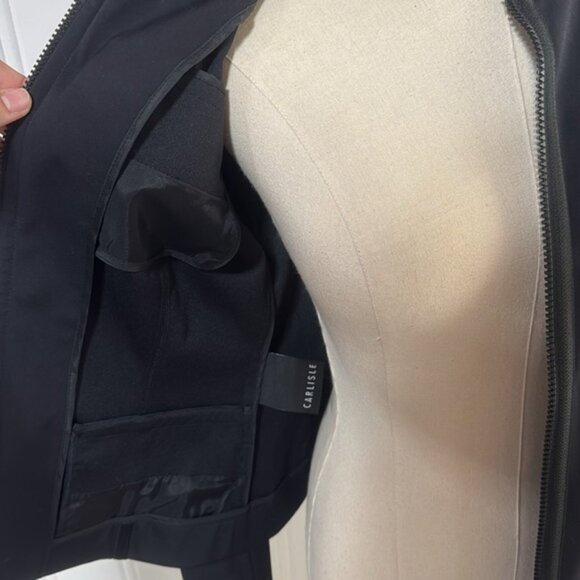 Carlisle Women's Black Moto Tailored Jacket size 4 - Picture 9 of 11